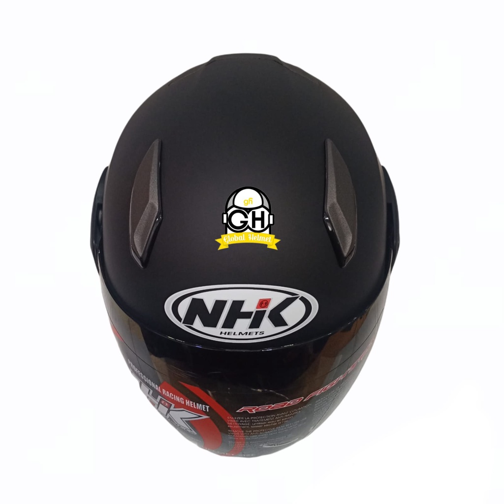 NHK R7 SR SOLID BLACK DOFF HALF FACE TERBARU KYOTO GALAXY