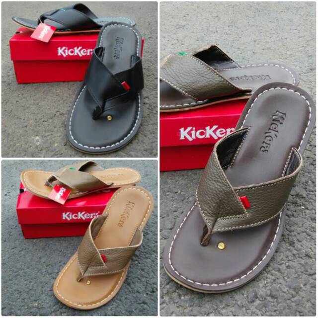 sandal jepit kulit kickers
