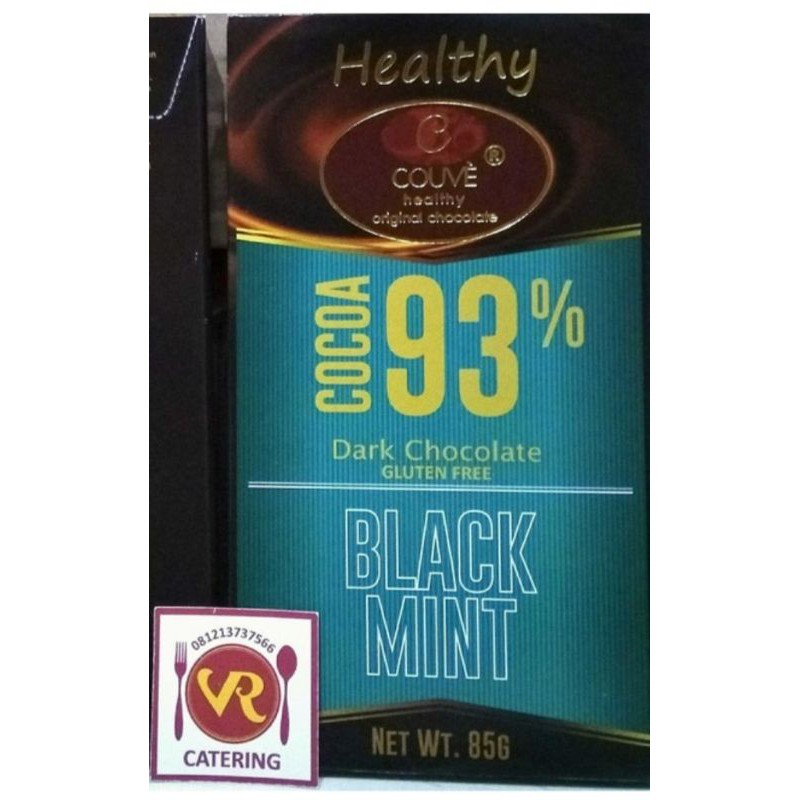 

Couve chocolate 93% blackmint 85 gr
