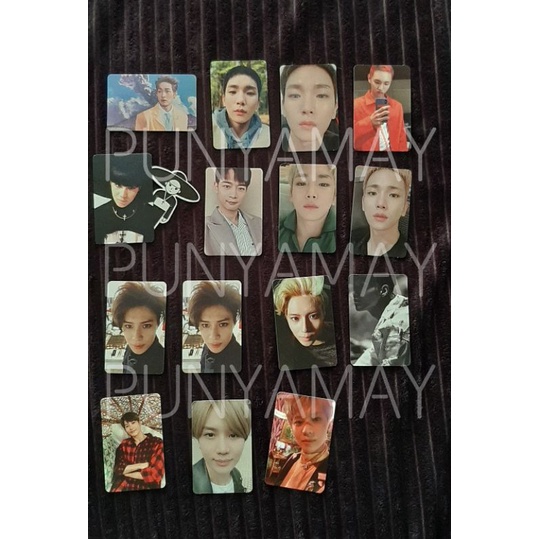 SHINee Photocard/PC Onew Key Minho Taemin