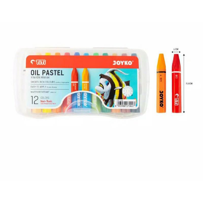 

Joyko Crayon Titi Oil Pastel12 Warna