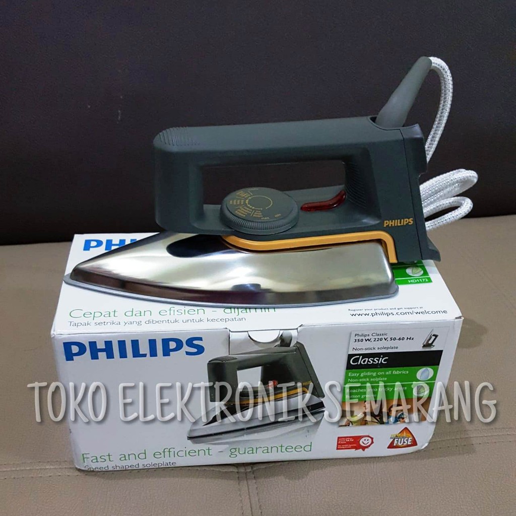 SETRIKA LISTRIK PHILIPS DRY IRON 1172 CLASSIC