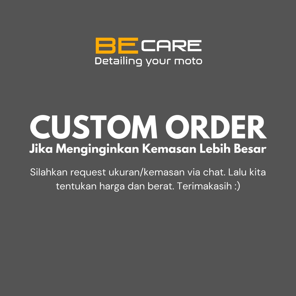 CUSTOM ORDER UKURAN/KEMASAN