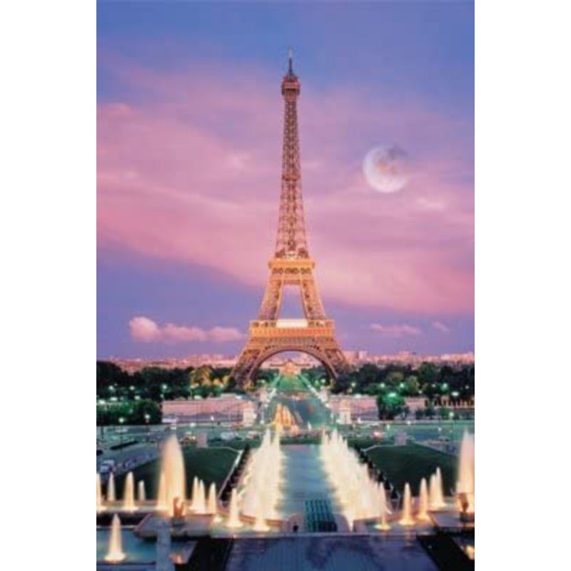 Puzzle Tomax 1000 Pcs Glow In The Dark - Eiffel Tower Jigsaw Puzzle