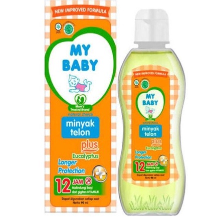 My baby minyak telon plus longer protection 60 mL 90 mL 150 ml - Minyak telon bayi