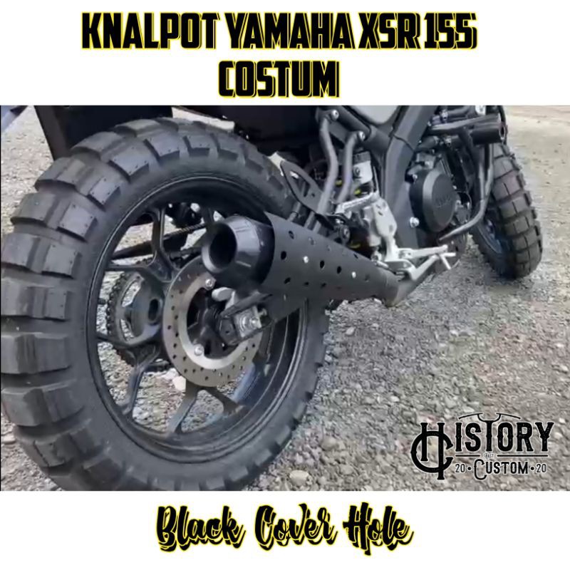 Knalpot Yamaha XSR 155 Cover / knalpot xsr155 bass adem