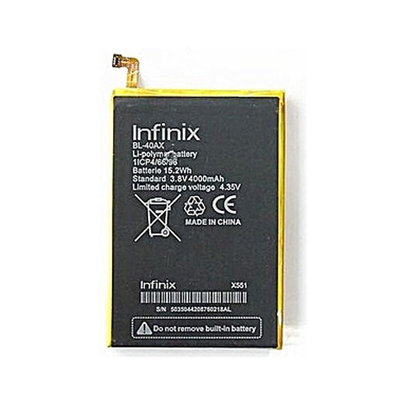 Battery Batre  Infinix Hot Note X551 BL-40AX Original Batre Infinix X551 BL40AX Baterai