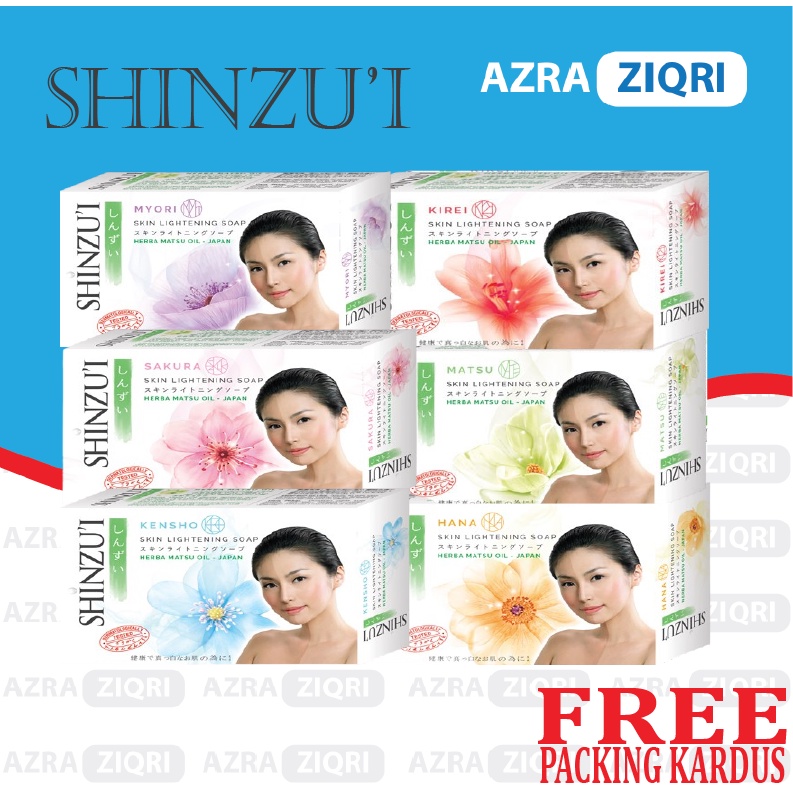 Shinzu'i Skin Lightening Bar Soap 80gr - Shinzui sabun batang