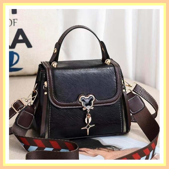 Hand Bag  Anti Air Nylon Premium Tas 2In1 Banyak Kantong Champio Tas Slempang Wanita Tas Imp