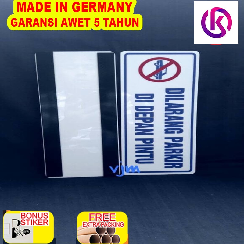 

Promo Plat DILARANG PARKIR DI DEPAN PINTU