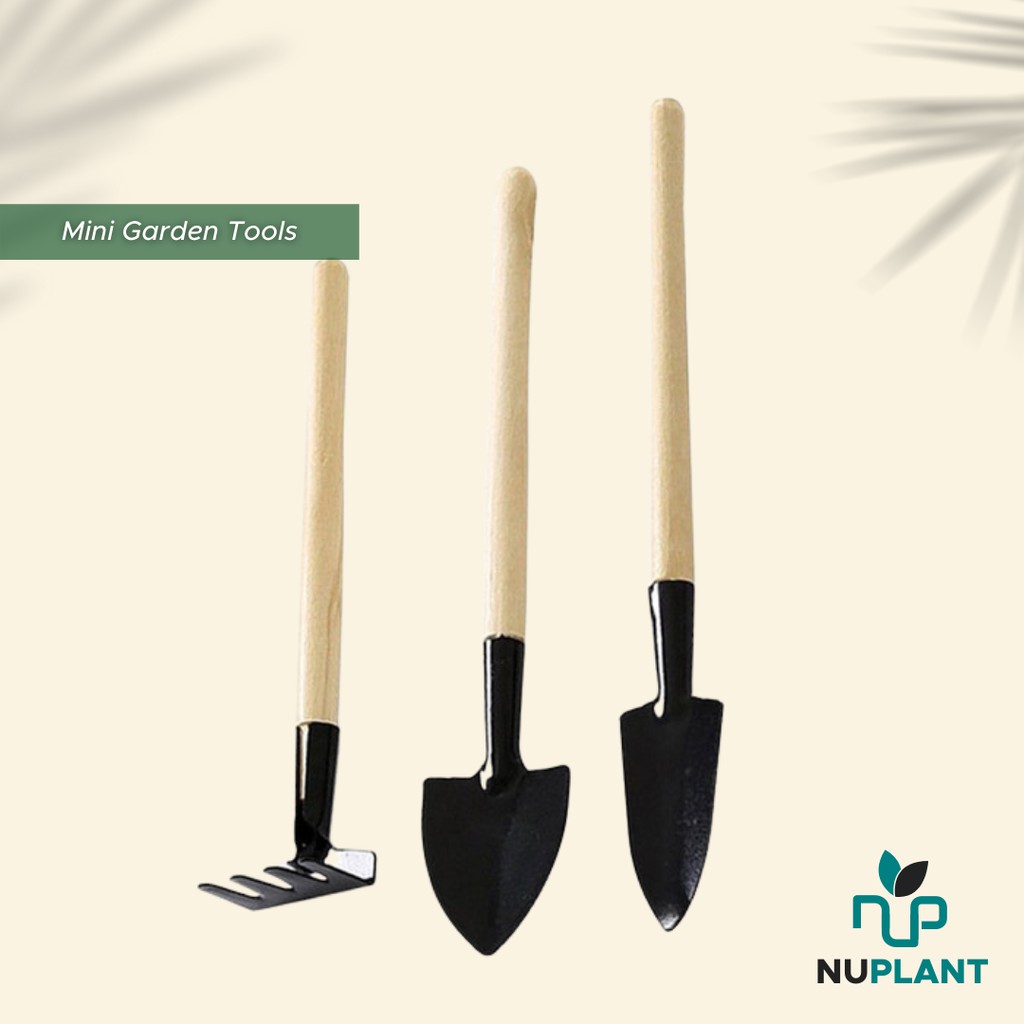 Nuplant Mini Garden Tools Perlengkapan Berkebun Tanaman Hias Sekop Garu