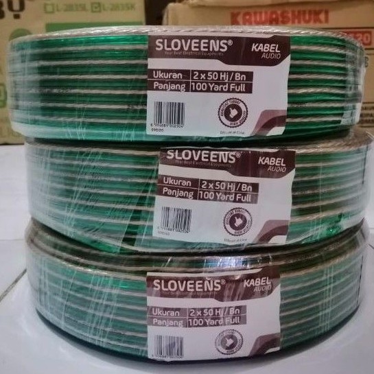 Kabel Transparan 2 x 50 100 Yard Full Sloveens / Kabel Audio / Kabel Monster 2 x 50 100 Yard Full