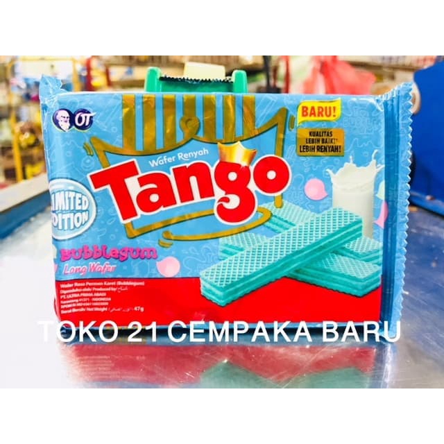 

Tango Wafer BUBBLEGUM 39 gram | Biskuit Permen Karet Tango 39g