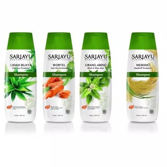 Sariayu Shampo Lidah buaya|Wortel|Orang-aring|Merang 170 ml Originl