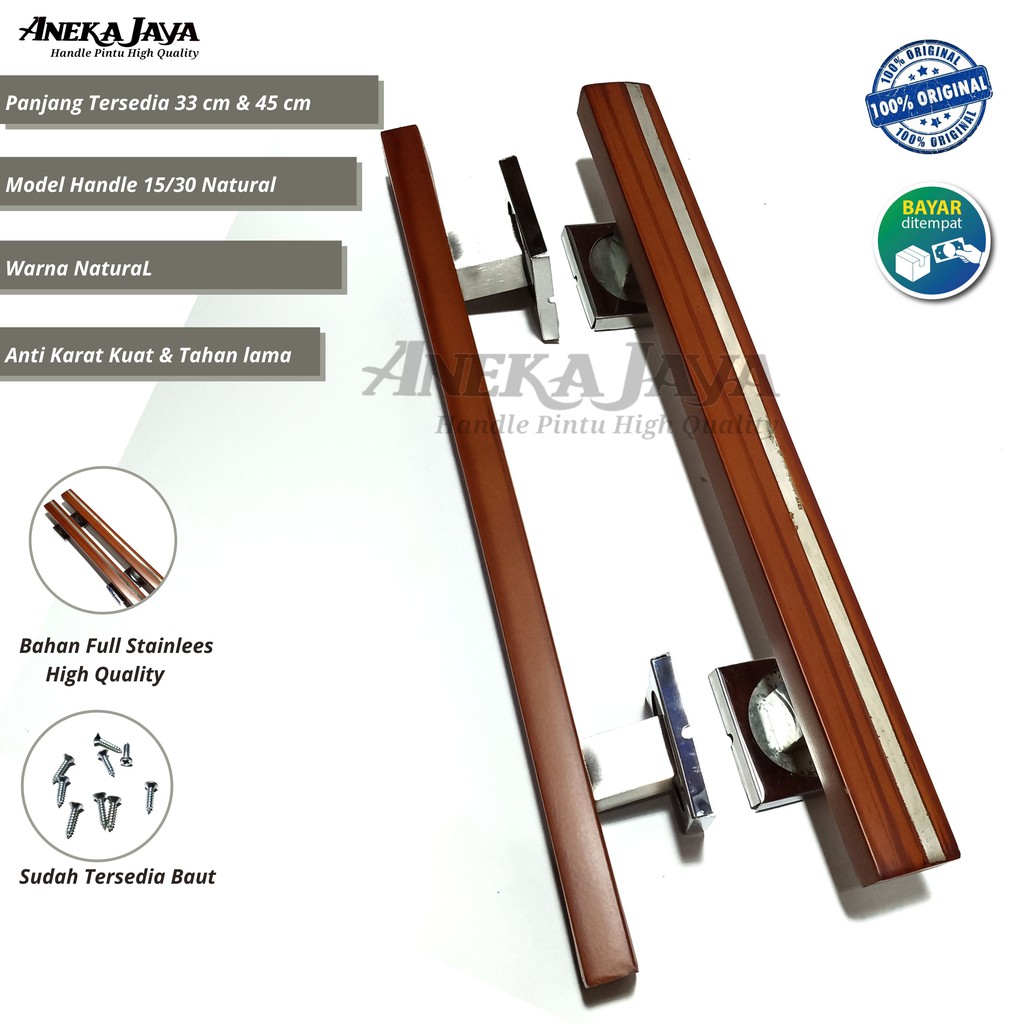 handle pintu rumah 33 cm 45 cm murah minimalis tarikan pintu pull stainless gagang pintu awet