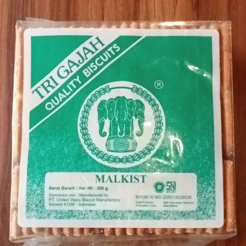 

TRI GAJAH MALKIST 300 GR