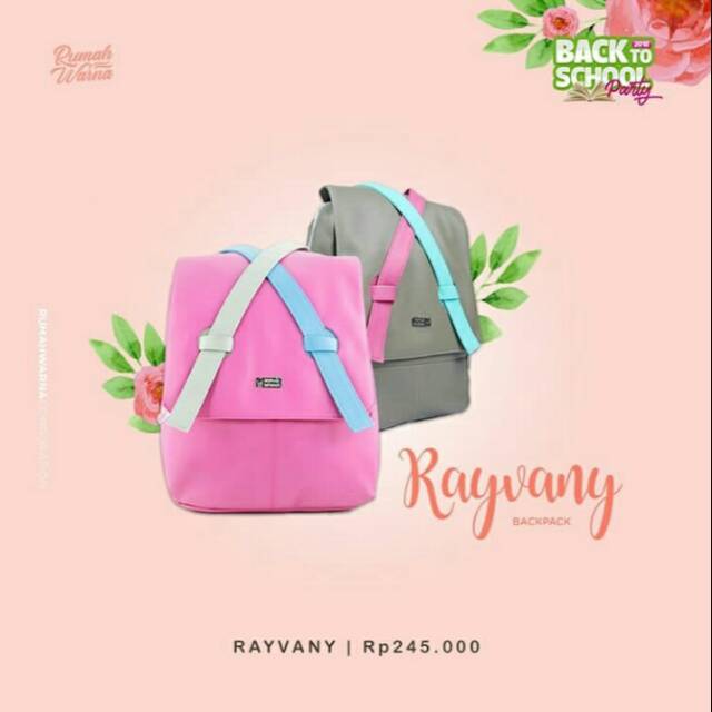 Ransel Rayvany by Rumah Warna / Tas sekolah