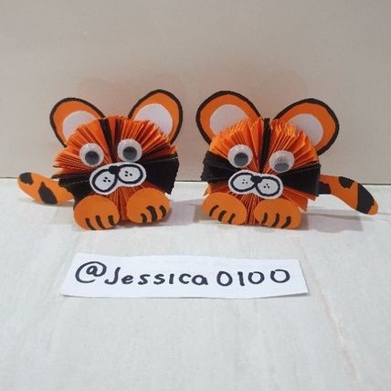 

hiasan imlek cny macan harimau tiger lucu origami 2022