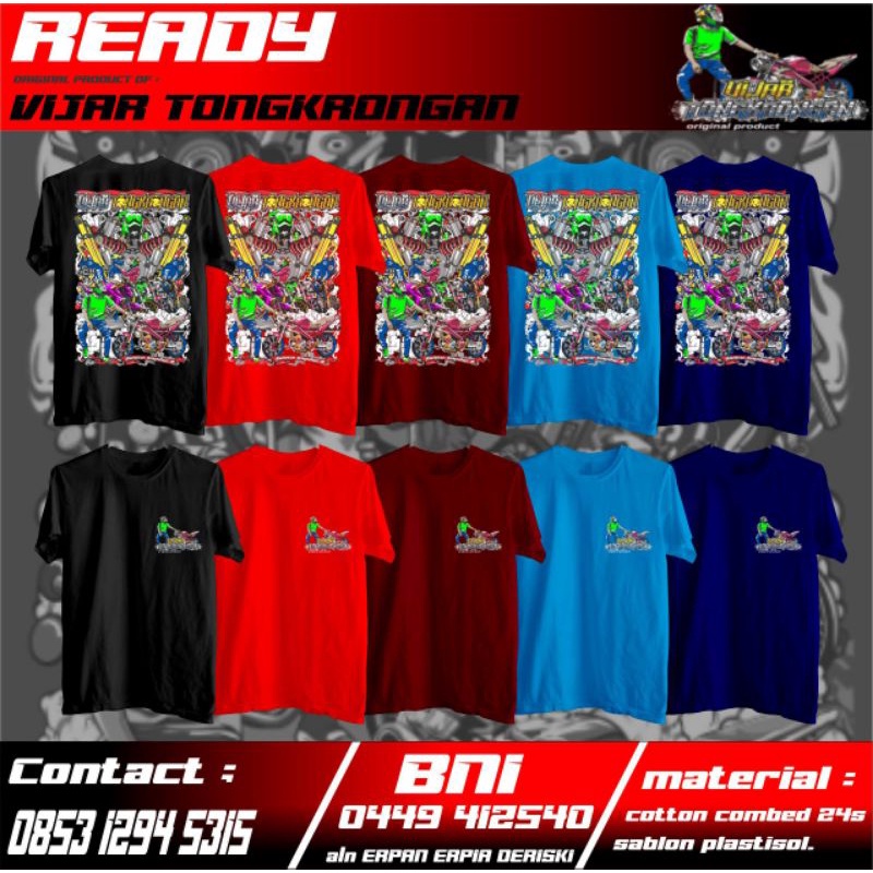 KAOS KEREN VIJAR TONGKRONGAN