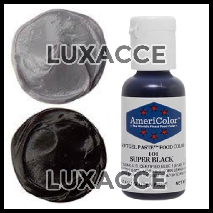 

TERBARUU!! AMERICOLOR SOFTGEL PASTE SUPER BLACK 0.75 OZ COD