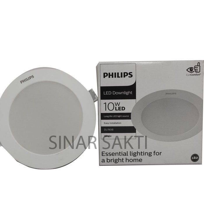 Philips Downlight Led Eridani DL190B 10w Gen 2 LED8 D125 SNI DOWNLIGHT PHILIPS 10W