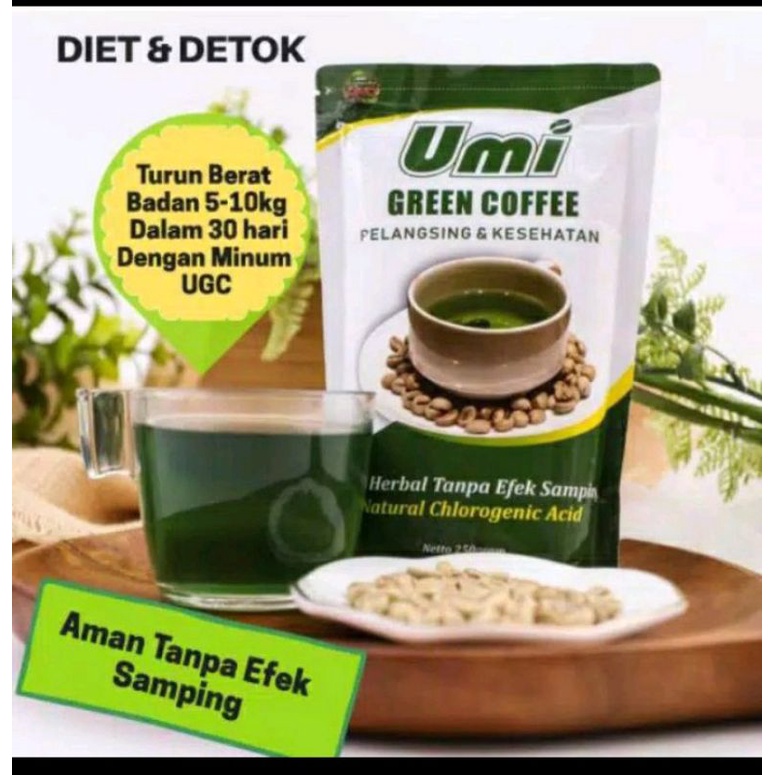 

kopi diet sachet kopi umi green coffe pelangsing alami green coffe