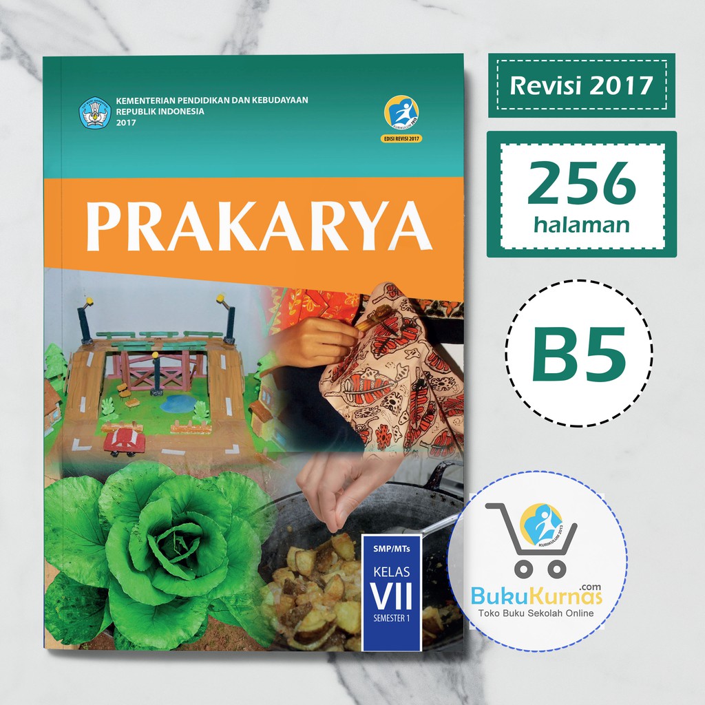  Buku  Prakarya  SMP Kelas  7 Semester  1  K13 Revisi 2022 