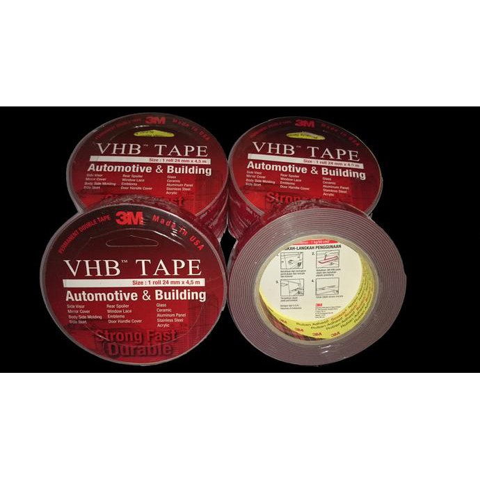 

3M DOUBLE TAPE VHB 24MM X 4.5M PALING MURAH