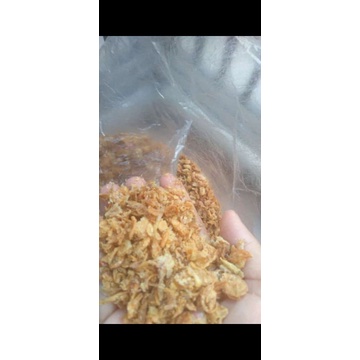 

bawang goreng agk remuk kriuk dan renya
