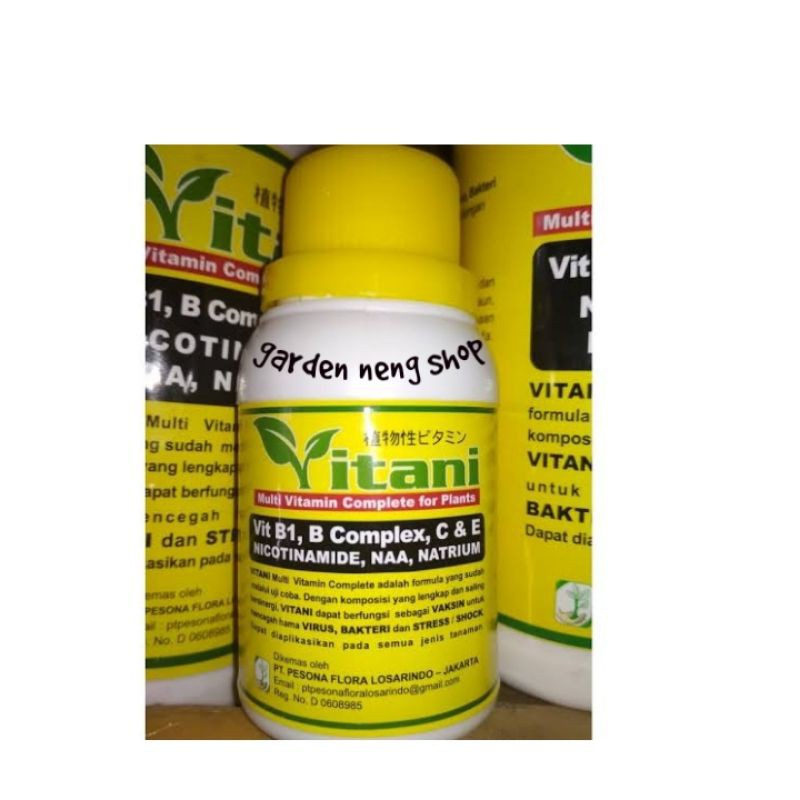VITANI 100 ML -Vaksin Tanaman Multivitamin VITANI 100 ml untuk Hama Virus Bakteri
