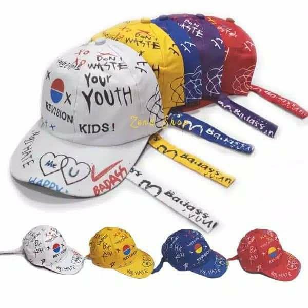 Topi KOREA badas / topi baseball badas tali panjang / topi baseball badas bahan premium