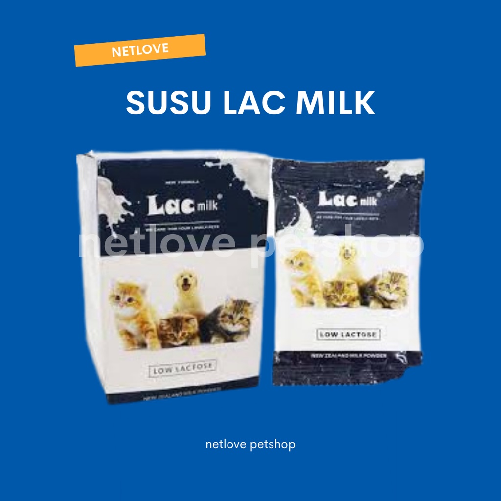 Susu Anjing/Kucing Lac Milk Sachet 30 gram LAC MILK