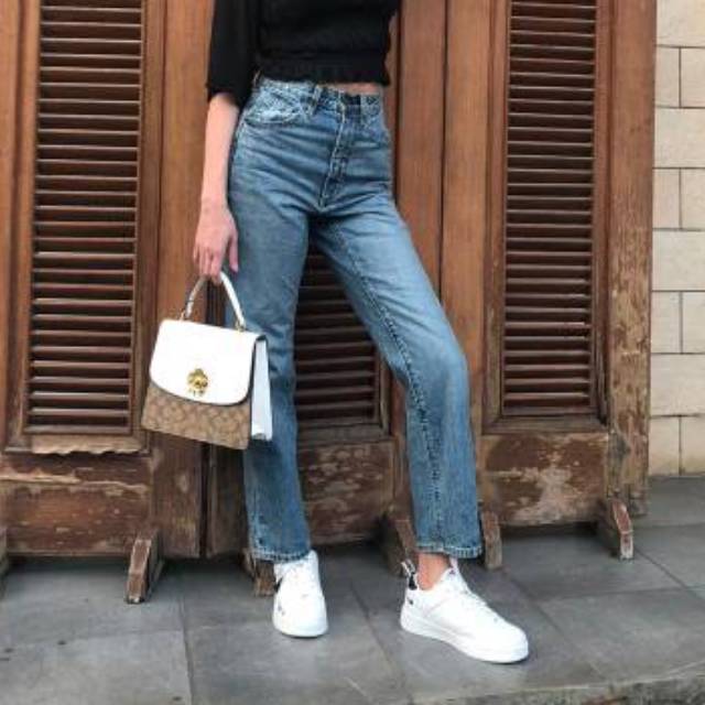 boyfriend high waist jeans