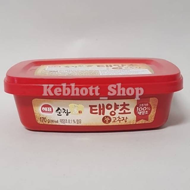 

sajo hot pepper paste taeyangcho gochujang 170 gr pasta kedelai