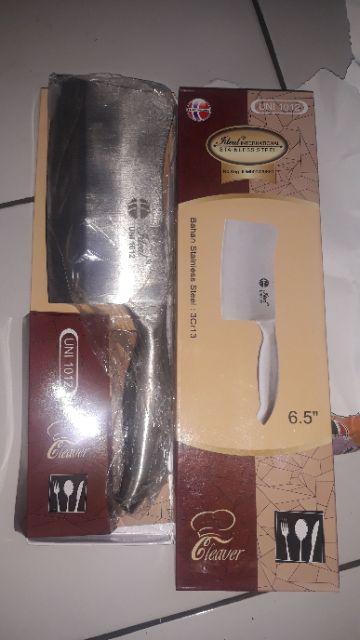 Pisau Golok Cincang - Pisau Daging Dan Tulang Stainless Ideal Uni 1012