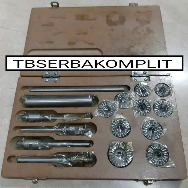Valve Seat n Face Cutter Set 10pcs Solar SPL-10 Metric Alat Setting Klep Motor Dan Mobil isi 10 pcs