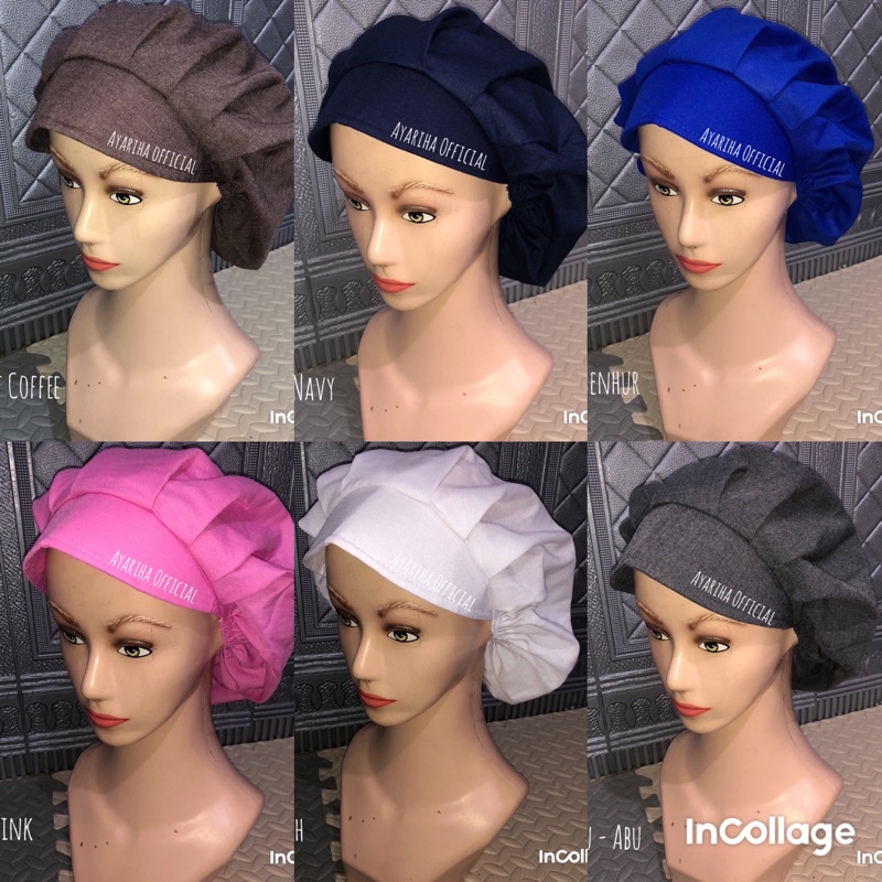 ✅Hairnet Topi Kain (Bisa Dicuci)