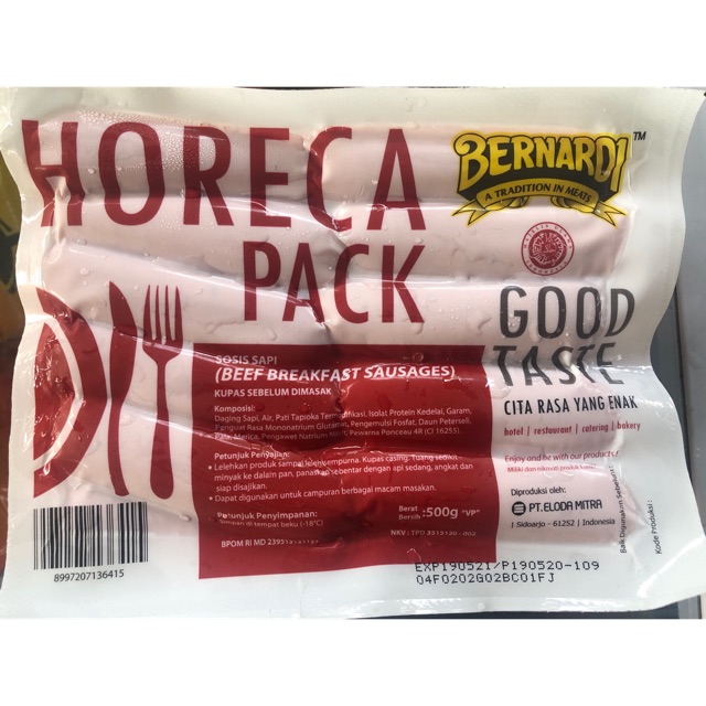 

SOSIS HORECA PACK BERNARDI