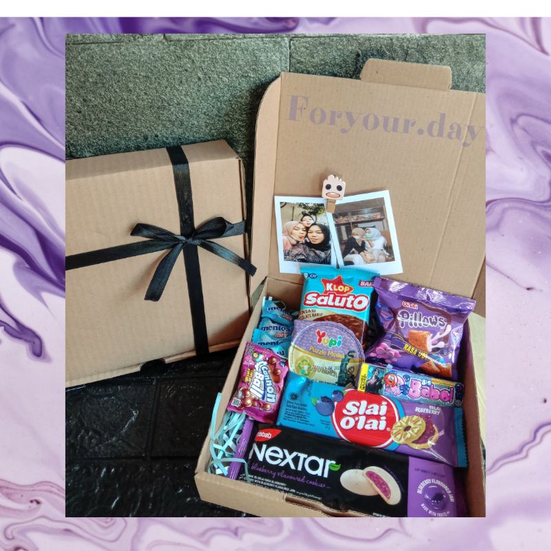

GIFT BOX (PURPLE)murah/ kado ulang tahun/gift anniversary