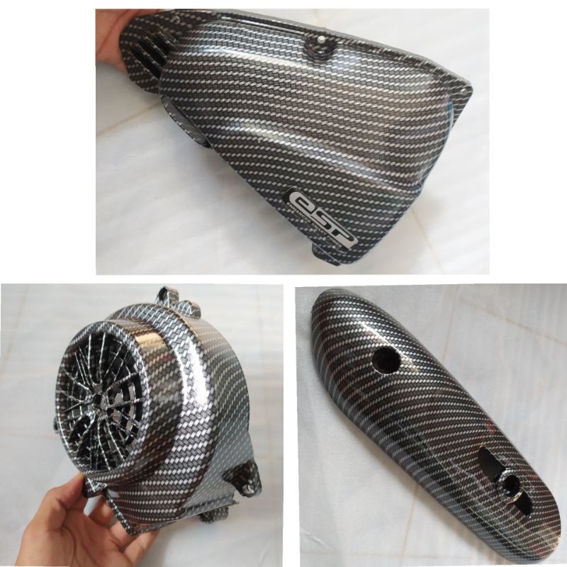 PAKET COVER CARBON SCOOPY ESP CARBON WTP