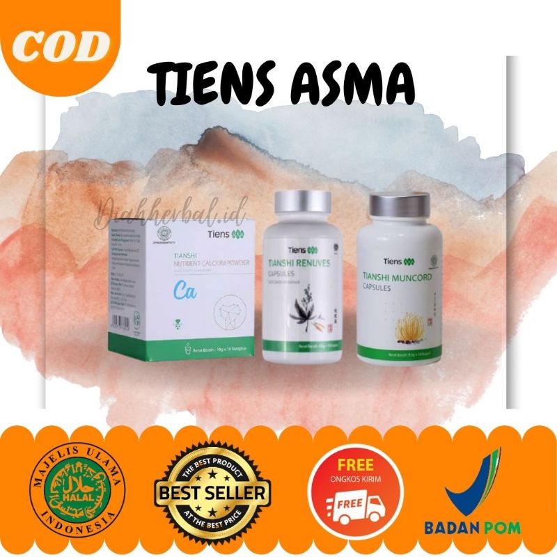OBAT ASMA TIENS isi Nutrient Calcium Powder, Muncord, Renuves