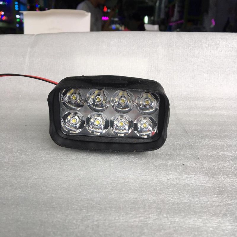 lampu tembak mobil motor 8 led 12 volt