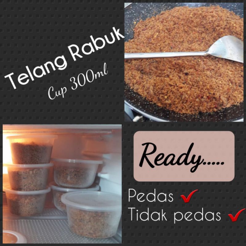 

Abon Telang Asin Pedas non pedas