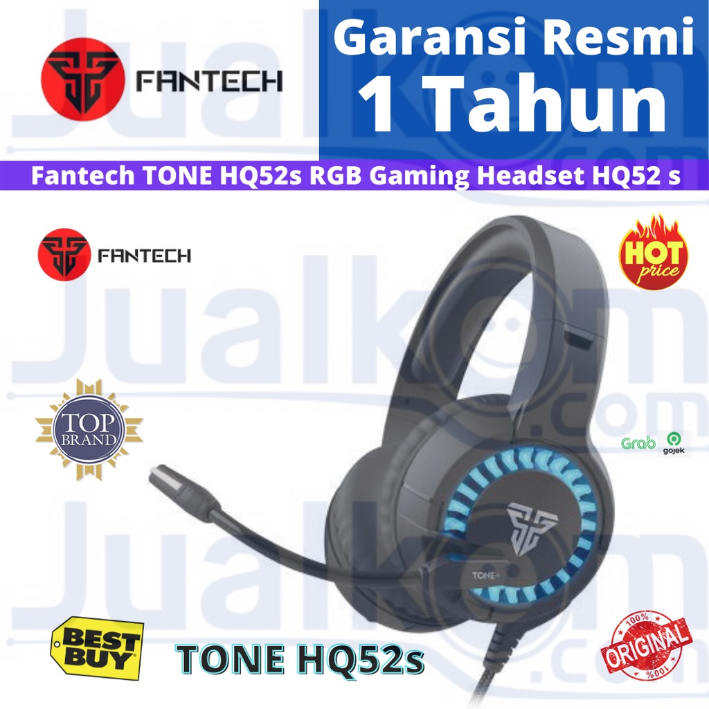 Fantech HQ52S TONE+ RGB Gaming Headset HQ52 s Headphone