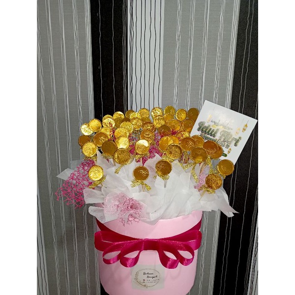 

HAMPERS LEBARAN MURAH ISI COKLAT KOIN