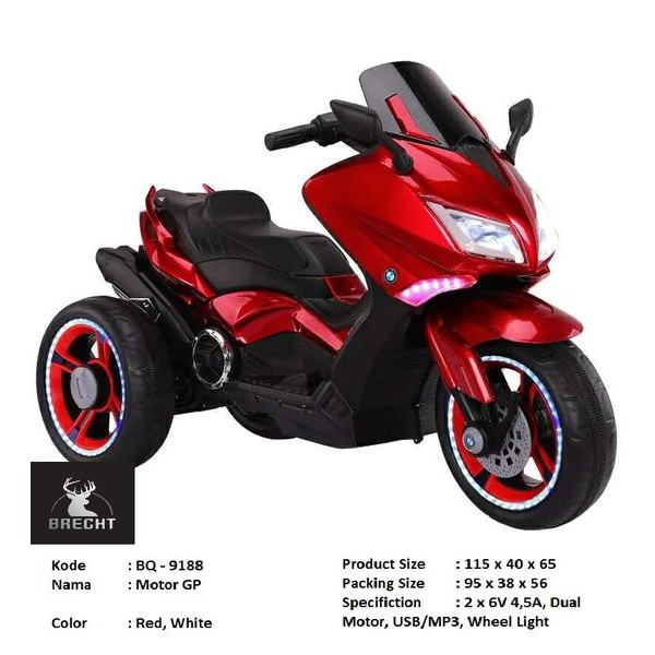 Super Murah Mainan motor aki anak bq-9188 motor nmax aki anak murah