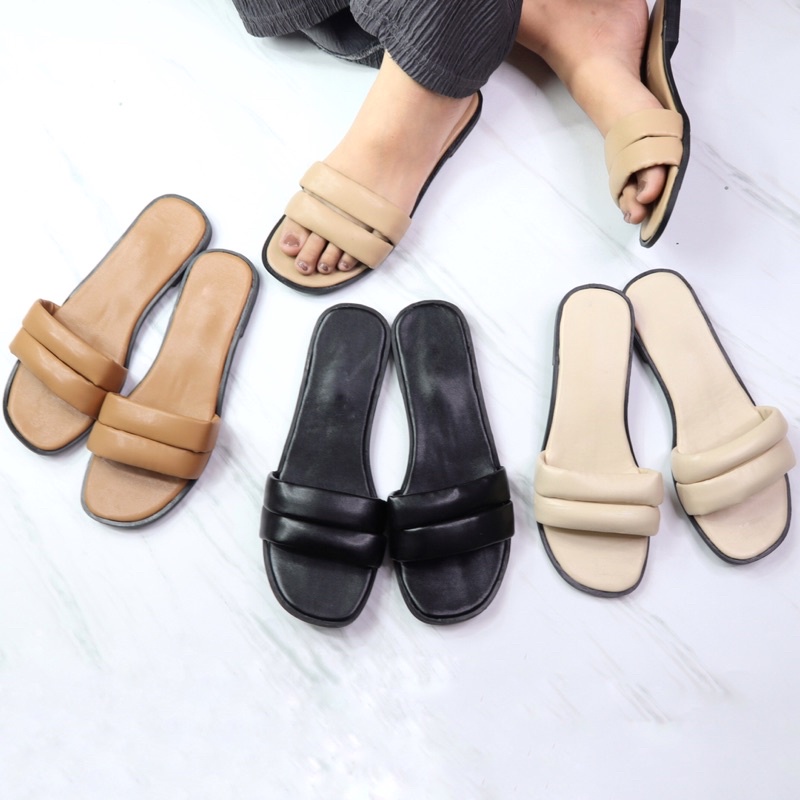 ( JONA SLOP 1638 ) SANDAL TEPLEK SLIP ON FASHION WANITA