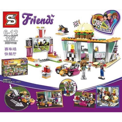 Promo BRICK SY 1157 FRIENDS HEARTLAKE DRIFTING DINNER BRICK SY1157 FRIENDS Diskon