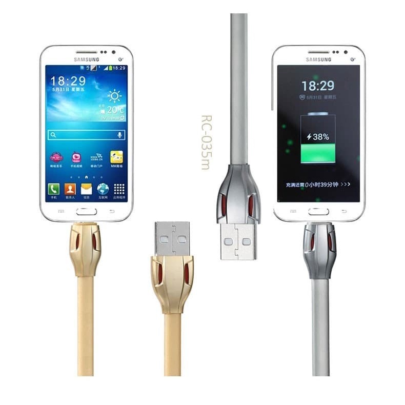 REMAX RC-035M LASER Micro USB Charging Data Cable 2.1A