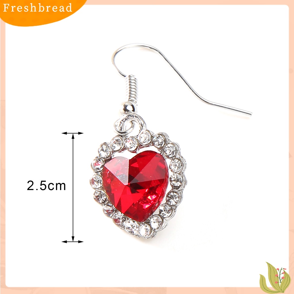 [Fresh] Anting Kait Bentuk Hati untuk Wanita